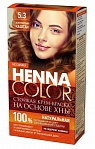 HENNA COLOR 5.3 Henna Color Noturīga krēm-krāsa Zelta kastanis