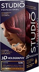 STUDIO  krēm-krāsa matiem, Mahagons, 5.54 , 50/50/15 ml