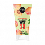 ORGANIC SHOP saules aizsargkrēms sejai  SPF30 ar antioksidantiem un persiku ekstraktu, 50ml